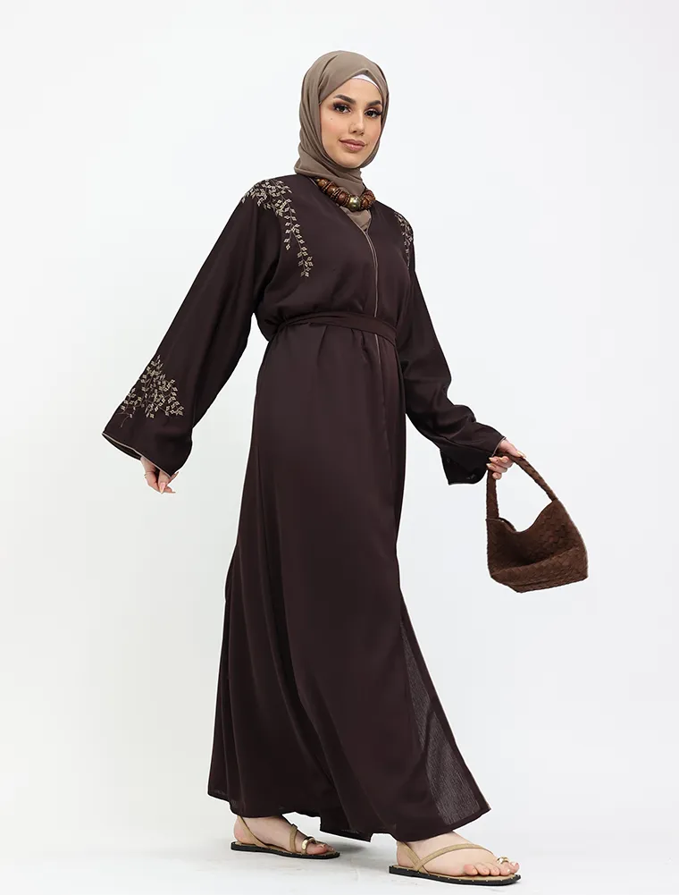 Brown Huraira Abaya
